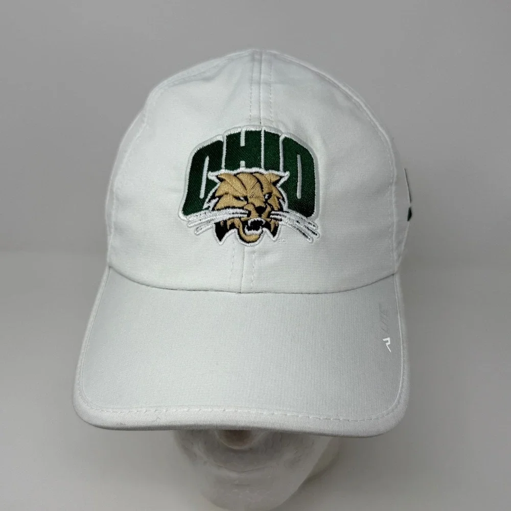 Ohio‎ Bobcats Russell Athletics A-Lite 410L Performance Hat White Adjustable Cap